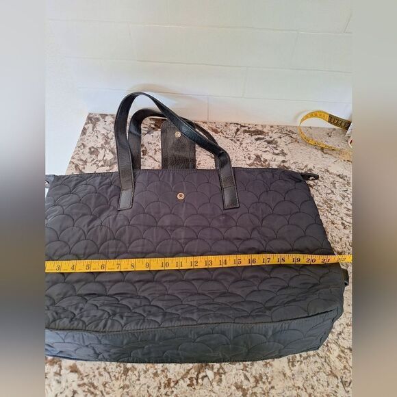 Diane Von Furstenberg black nylon large travel bag - Picture 9 of 11